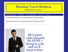 Tablet Screenshot of finishing-touch-brighton.com
